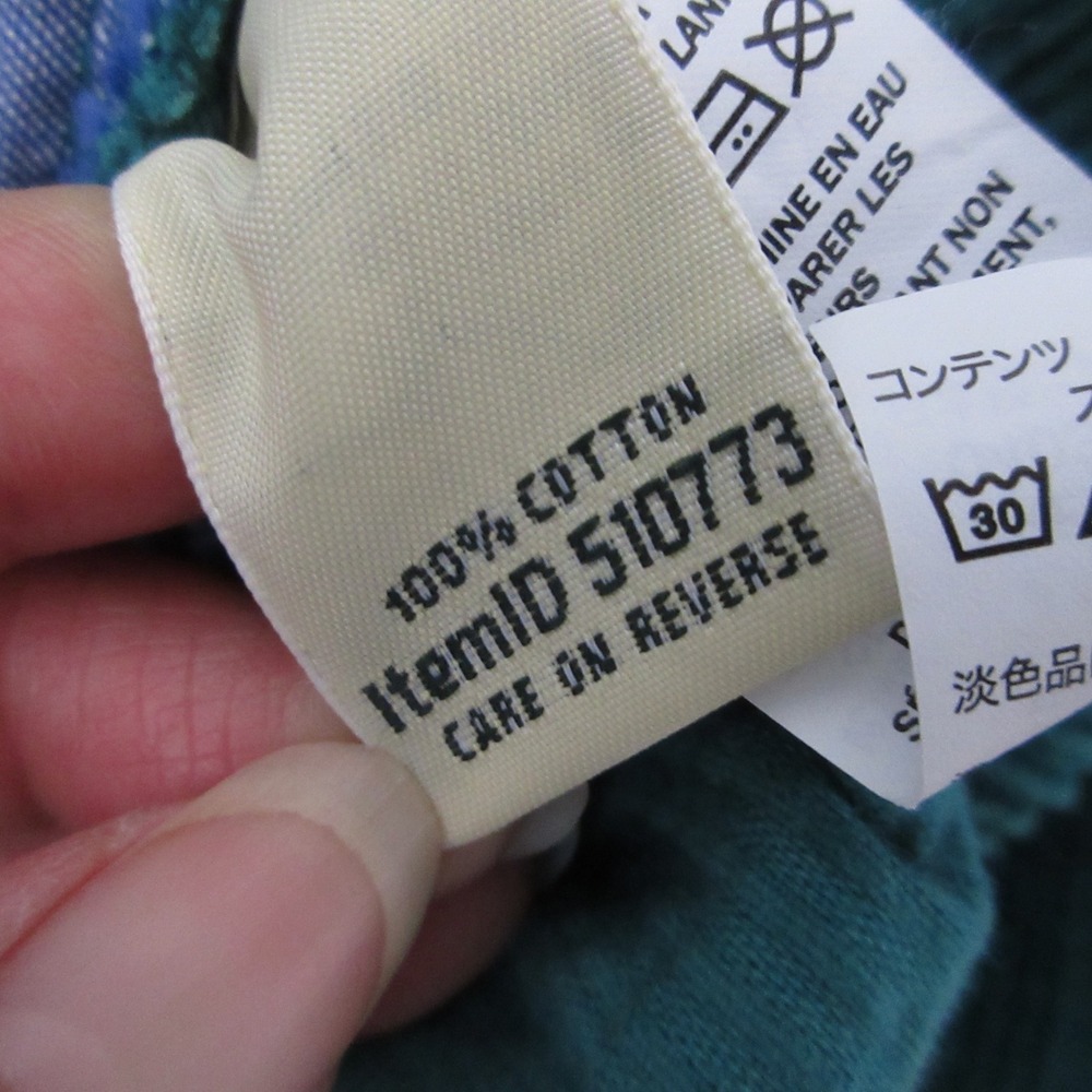 LL Bean Shirt Women XL Green Corduroy Button Up Cotton Shacket Pockets Layer - Picture 5 of 9
